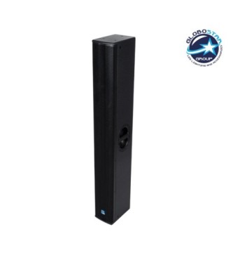 GloboStar® FDB K806 98027 PA Speaker - Παθητικό Ηχείο Column Κολωνάτο Επιτοίχιο & Επιδαπέδιο 6Ω - 480W RMS (1920W Peak) - 6 x 6" Inches Mid & 2 x 1.7" Inches HF - IP20 - Μαύρο - Μ15.8 x Π24.2 x Υ129cm